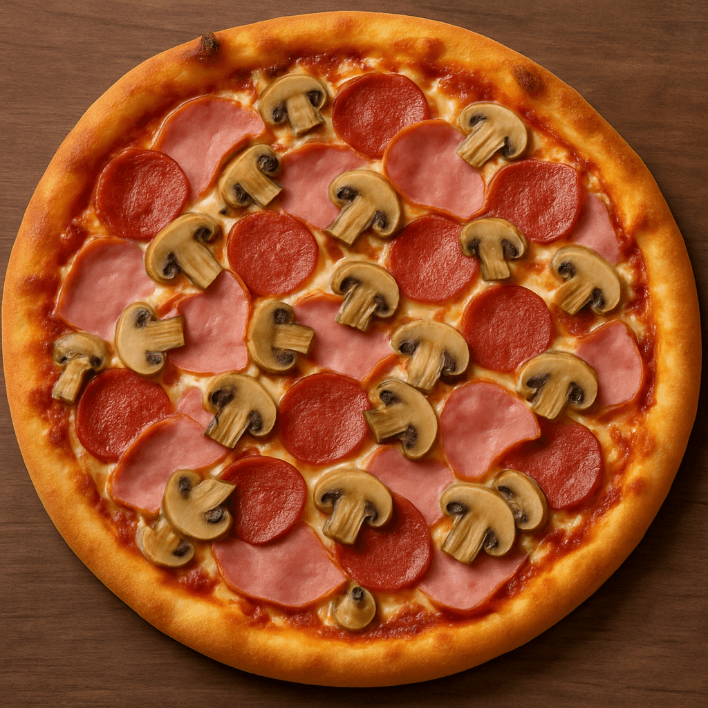 Frische italienische Pizza